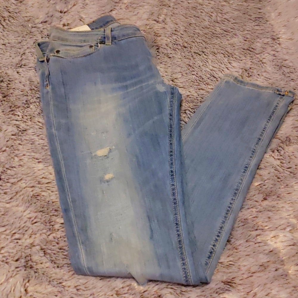 Dondup Skinny Jeans Lightly Distressed